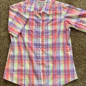 Women’s Western Pearl Snap Short Sleeve Shirt